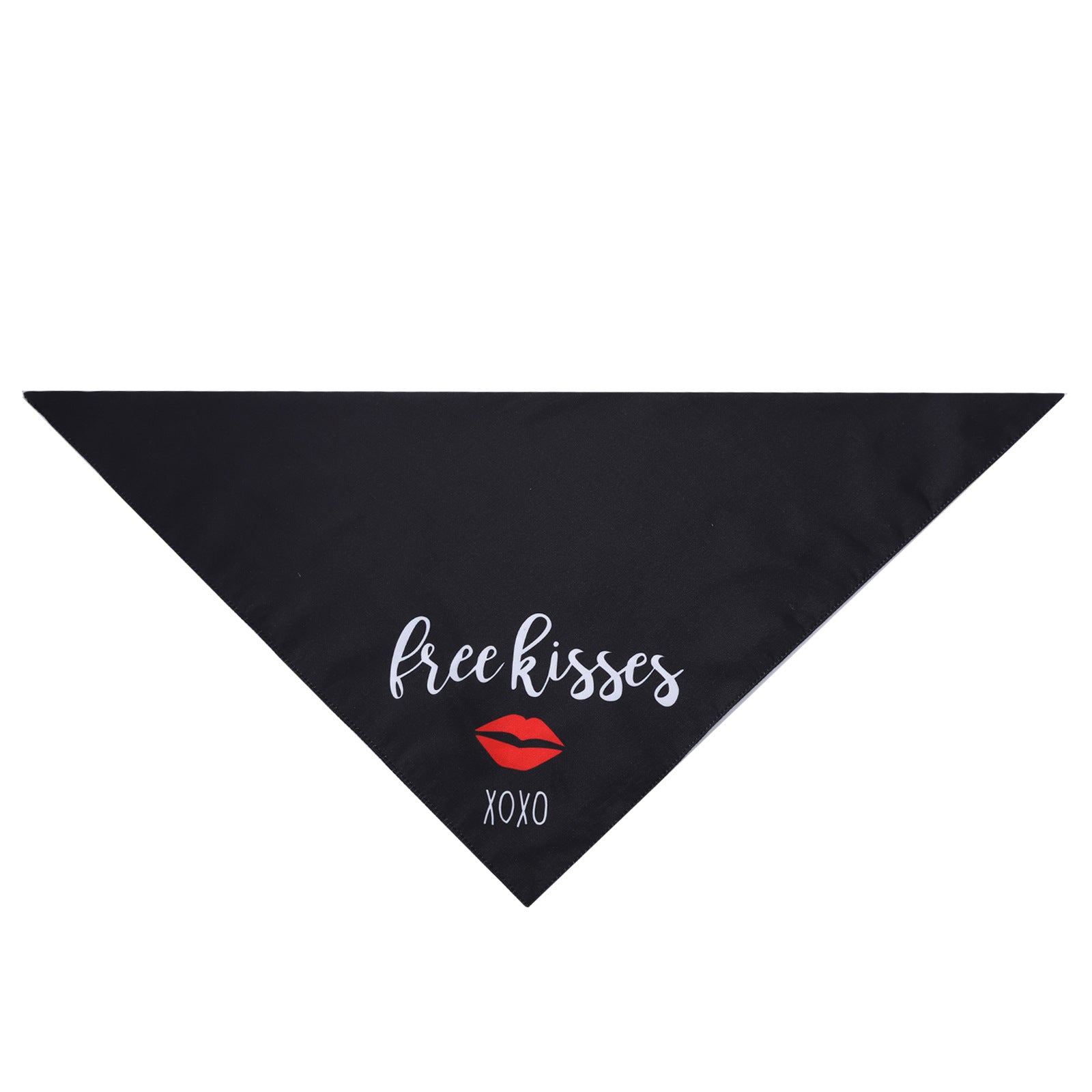 Pet Saliva Towel Scarf Love Triangle
