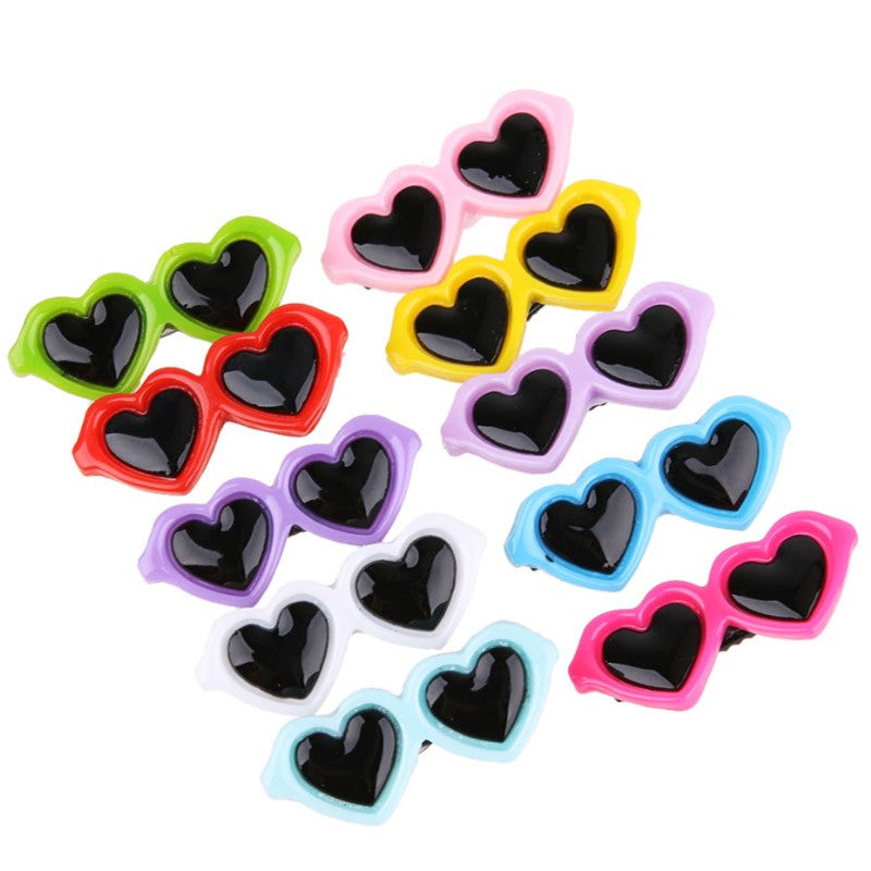 Pet glasses hair clip