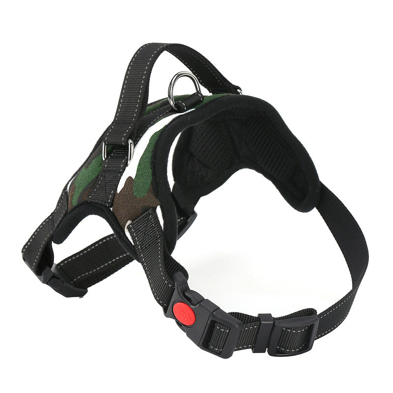 Explosion-Proof Red Pet Chest Harness