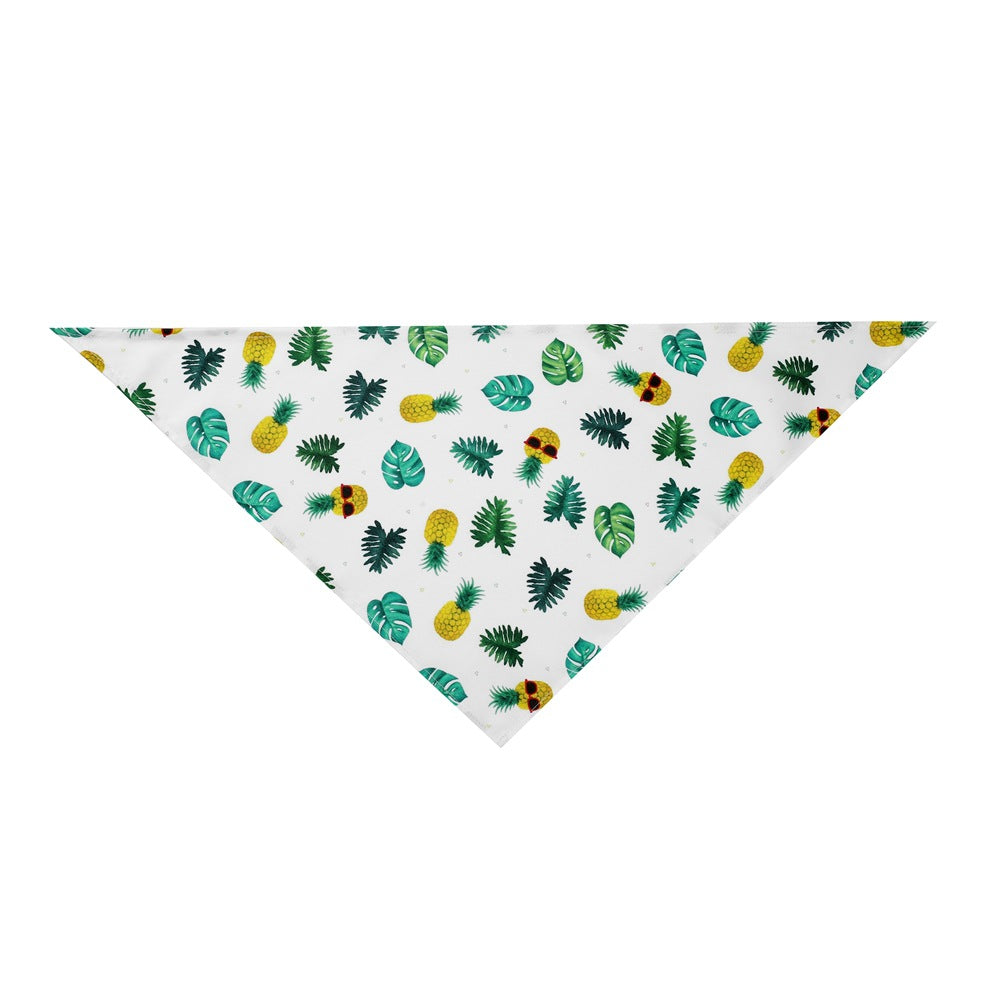 Summer donut pet triangle scarf