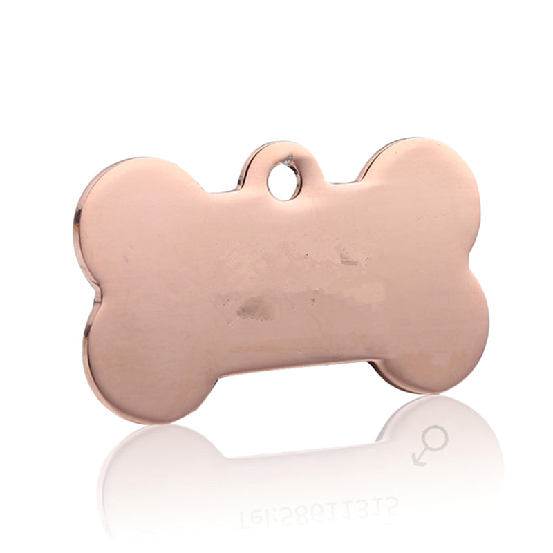 Free engraving Pet Dog cat collar accessories Decoration Pet ID Dog Tags Collars stainless steel cat tag customized tag